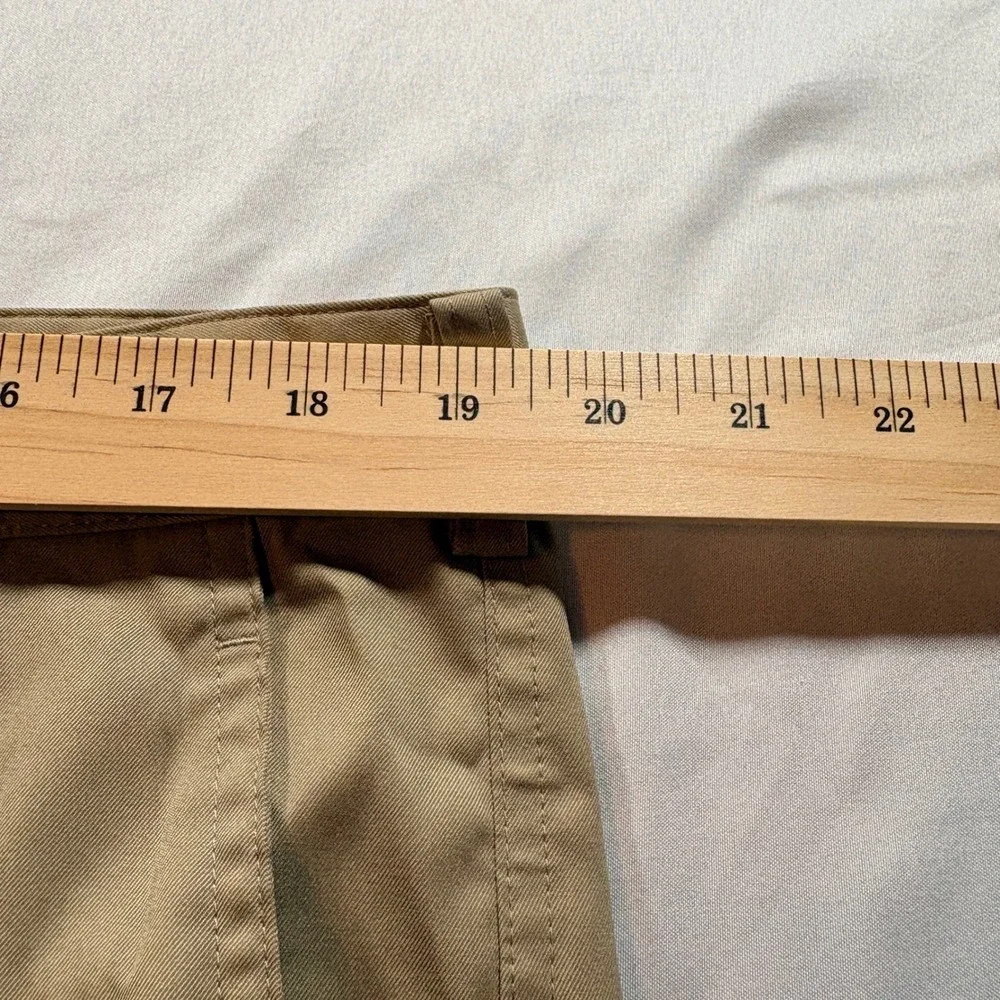 Nike Golf Pants Mens 38x32 Khaki Dri-Fit Flat Front Stretch Performance Trousers
